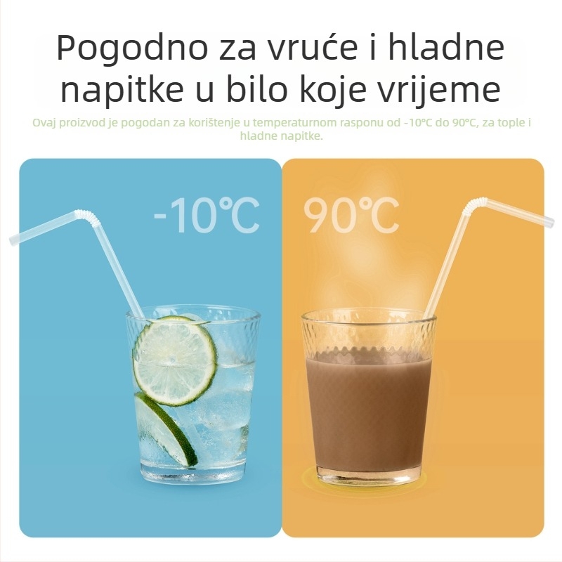 Camellia plastične savitljive slamke za kućnu upotrebu, prehrambene kvalitete, 200 komada, pogodna za postporođajno razdoblje, djeca, bebe, trudnice i starije osobe