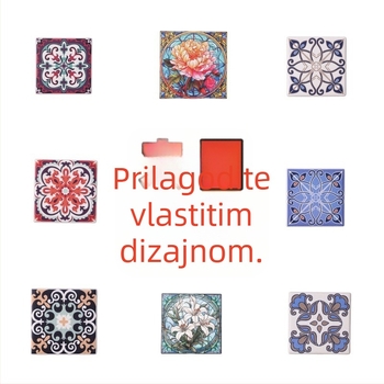 Prilagođene nordijske keramičke podloške za čaše i rukavice za posuđe, otporne na toplinu, upijajuće, protuklizne, za kućnu upotrebu