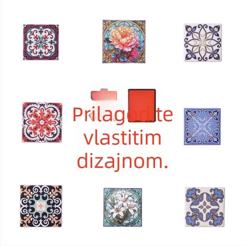Prilagođene nordijske keramičke podloške za čaše i rukavice za posuđe, otporne na toplinu, upijajuće, protuklizne, za kućnu upotrebu