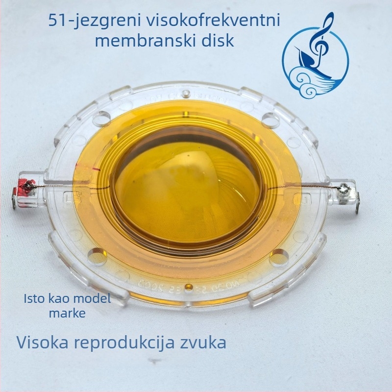 51,5 mm tweeter dijafragma za 3-inčni rog zvučnika od čistog titana