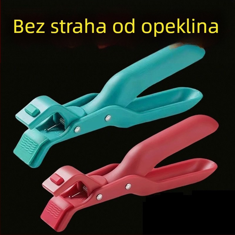 Toplinski otporan silikon klip za zdjelu za parenje i mikrovalnu, protuklizni kuhinjski klips