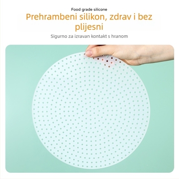 Deblj podmetač od silikona za kuhanje riže, protivljepan, otporan na visoke temperature, kružnog oblika