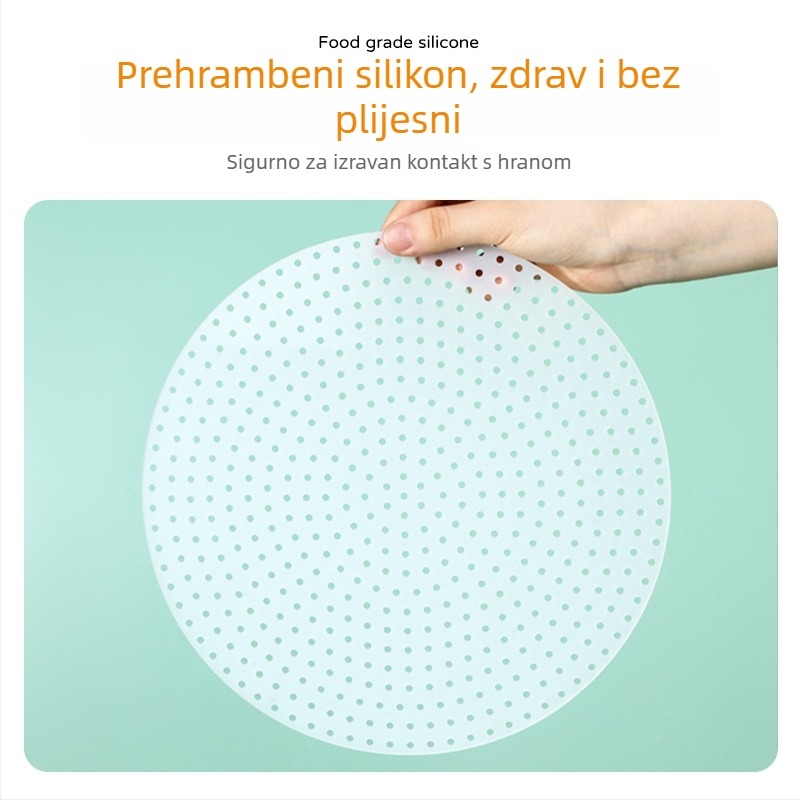 Deblj podmetač od silikona za kuhanje riže, protivljepan, otporan na visoke temperature, kružnog oblika