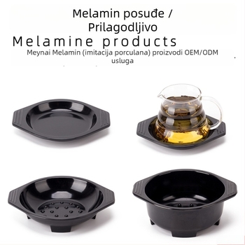 Melaminska podmetač za dvostruke lonce s bazom od kamena, plastična imitacija porculana, termoizolacijska podložica