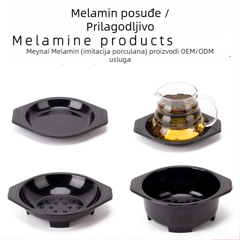 Melaminska podmetač za dvostruke lonce s bazom od kamena, plastična imitacija porculana, termoizolacijska podložica