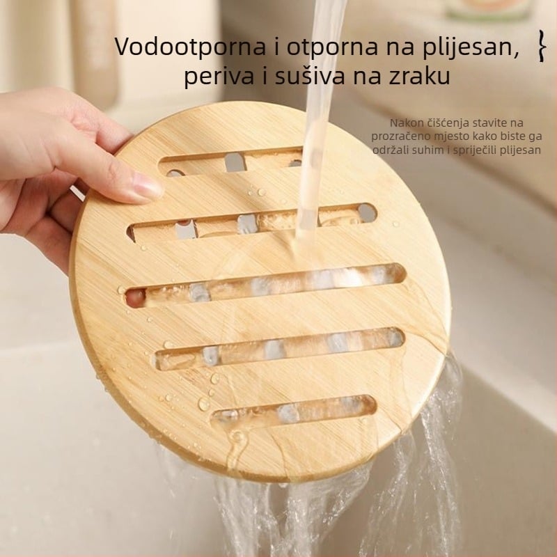 Podmeta od bambusa i drveta za toplinsku izolaciju za stolom za blagovanje, zaštita od opeklina za tanjure i zdjele, otporna na visoke temperature