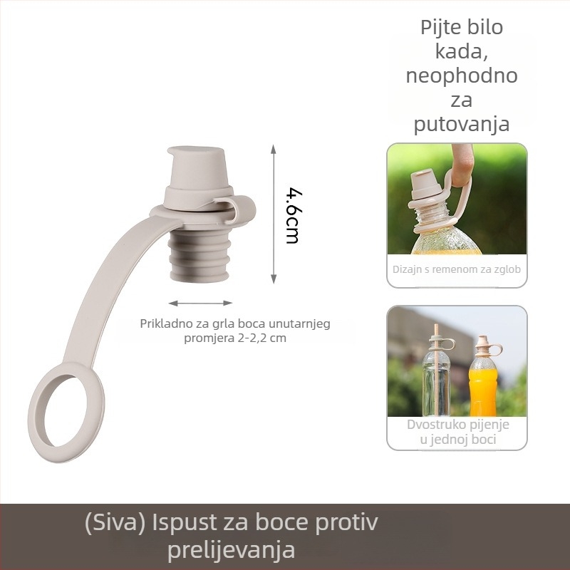 FaSoLa silikonsko usnik za bočice za piće – univerzalni poklopac za boce mineralne vode, siguran dodatak bebama za piće