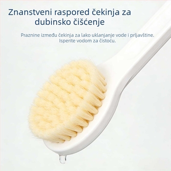 Japanski stil četke za kupanje s mekanim vlaknima i dugom drškom za čišćenje leđa i nježni masažni efekt