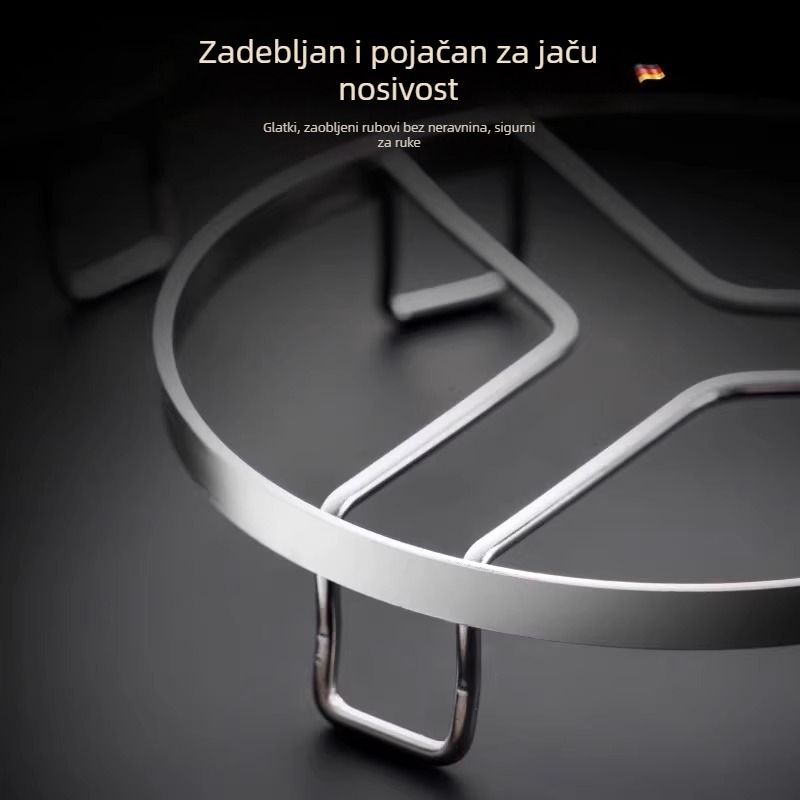 Debljeni nehrđajući čelični stalak za parenje, višenamjenski kuhinjski stalak za paru, izolacijska podloga za posuđe