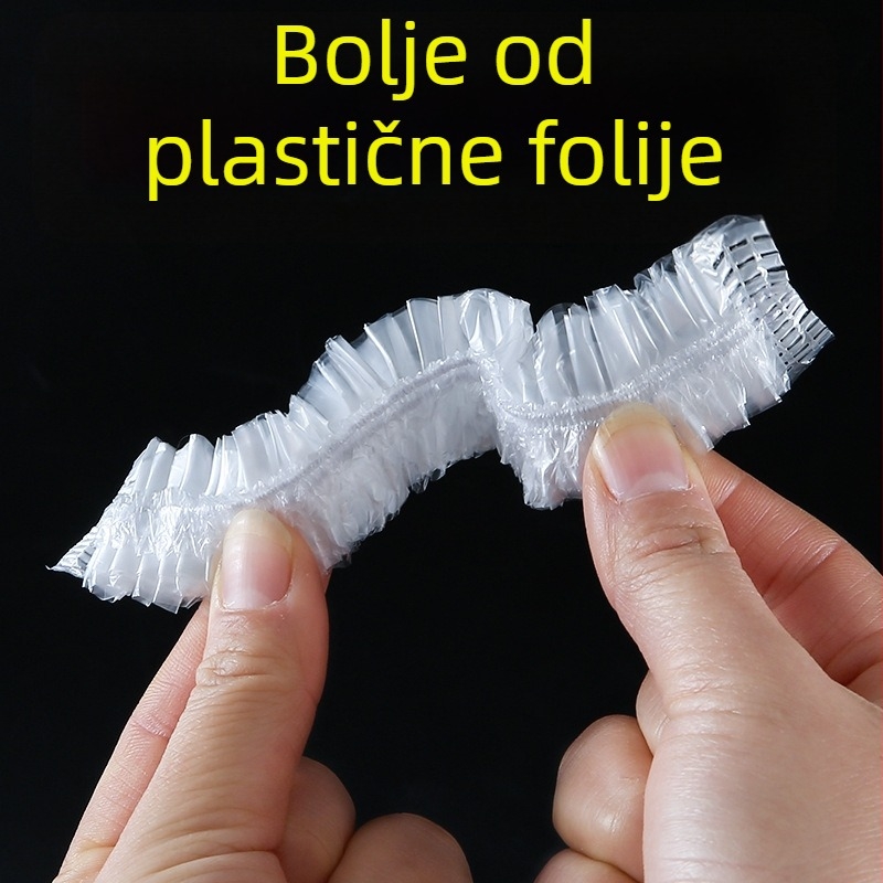 Set prehrambene elastične folije za ostatke, jednokratni poklopci za čuvanje svježine, univerzalna veličina zdjele