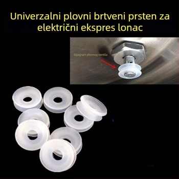 Univerzalni plutajući ventil, gumeni brtveni prsten i dodaci za gornji poklopac