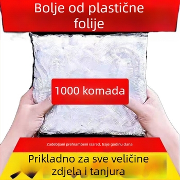2-dijelni set jednokratne folije za hranu i zaštitnog poklopca protiv prašine za kućne zdjele