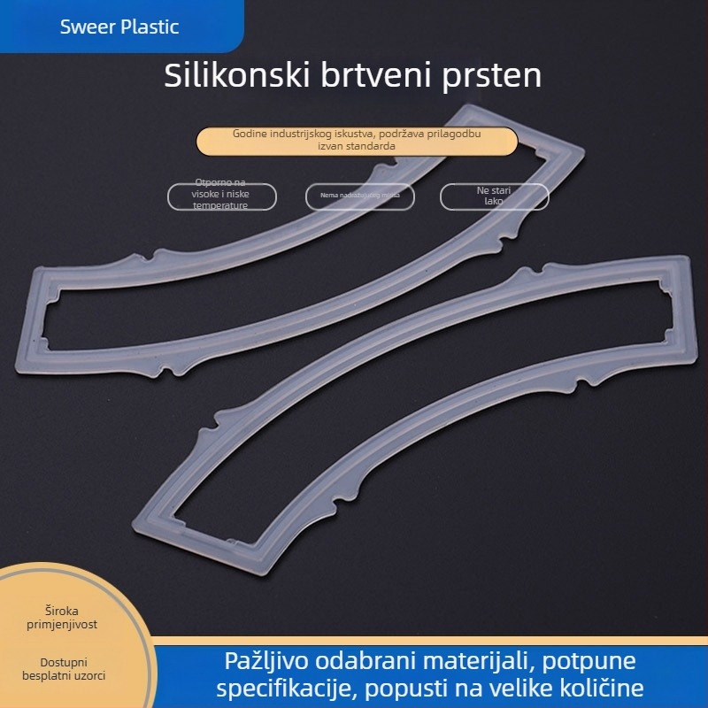 Silikonski brtveni prsten za tlakove posude i električne kuhače, kvalitete hrane, univerzalni ne-standardni brtveni prsten