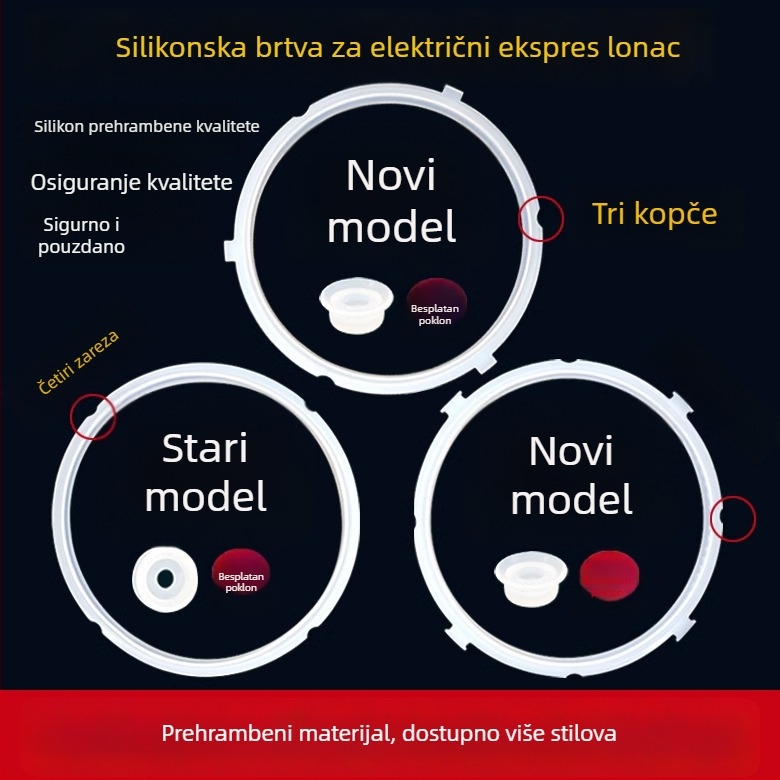 Ponda Brtvni prsten za električni lonac s tlakom — gumeni brtvni prsten, dodatna oprema