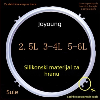 Originalni silikonski brtvilo za električni tlak kuhalo, set 2L-8L, univerzalno