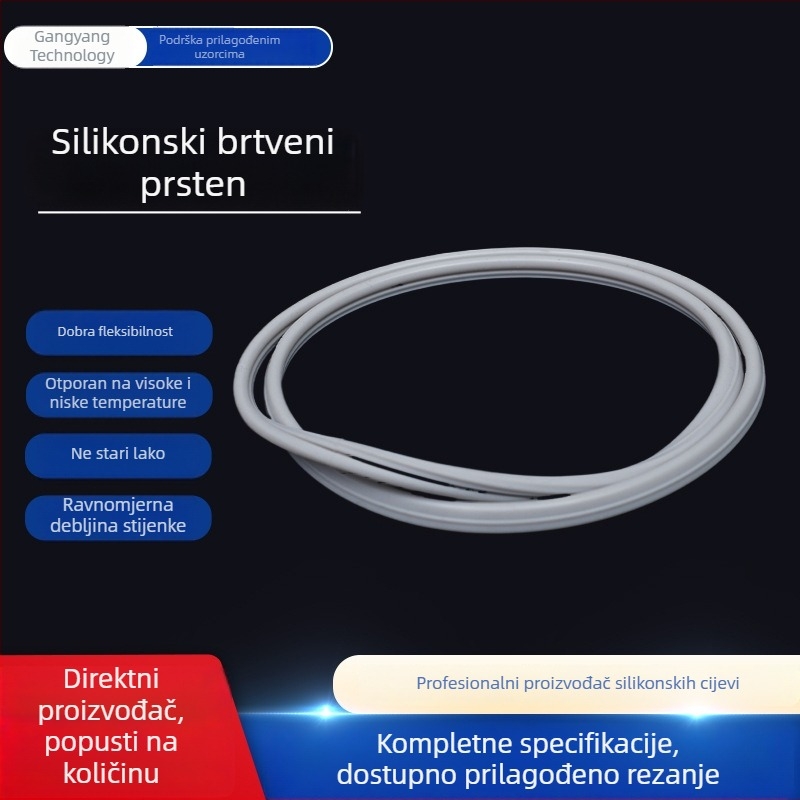Nestandardni silikon brtvni prsten, ekstrudirani, prehrambene kvalitete silikona, univerzalni tip za tlakove lonce i kuhalo za rižu