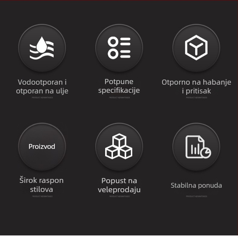 Hidraulički brtveni prsten za podršku, otporan na visoke temperature i tlak, učinkovito brtvljenje, izdržljiv