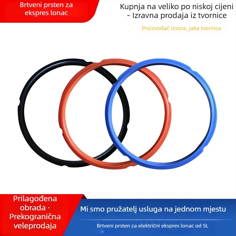 Silikonski brtveni prsten za električni lonac s tlakom, 8 Qt
