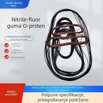 O-prsten od nitrilne gume, prehrambene kvalitete, nestandardnih dimenzija, otporan na habanje i visok tlak