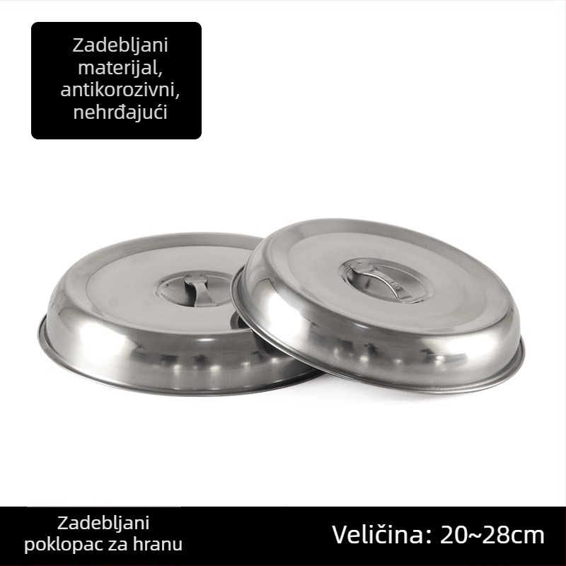 Novi debeli poklopac za Teppanyaki od nehrđajućeg čelika
