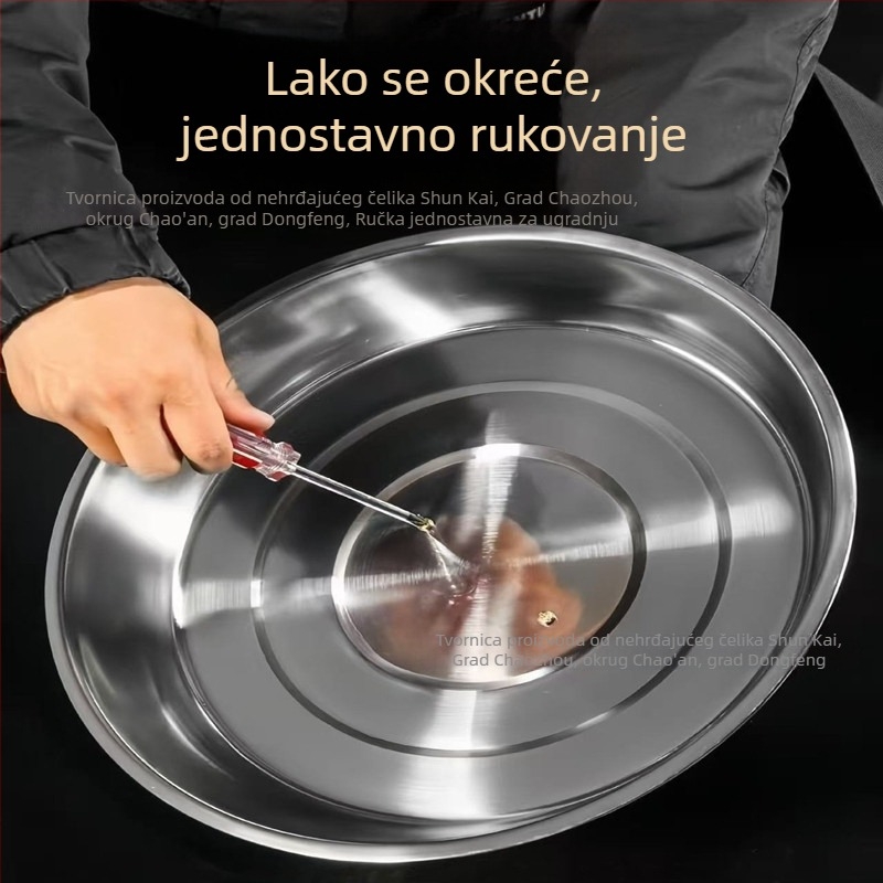 Veliki poklopac od nehrđajućeg čelika, nemagnetni, debeli, lukasti oblik, za velike posude, poklopac za wok i parni lonac