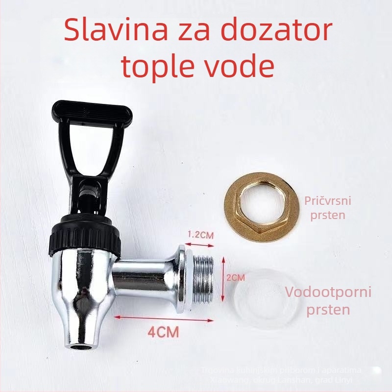 Visokotemperaturni izolirani kran za kantu za mliječni čaj i kavu, nehrđajući čelik