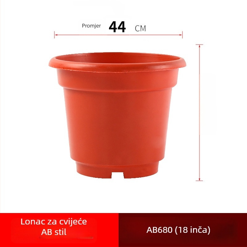 AB serija plastičnih lonaca za biljke s podignutim rubovima, ojačane 1-galonske posude s mrežastim dnom, za zelene biljke i sukulente
