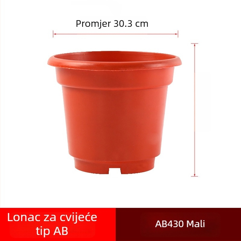 AB serija plastičnih lonaca za biljke s podignutim rubovima, ojačane 1-galonske posude s mrežastim dnom, za zelene biljke i sukulente