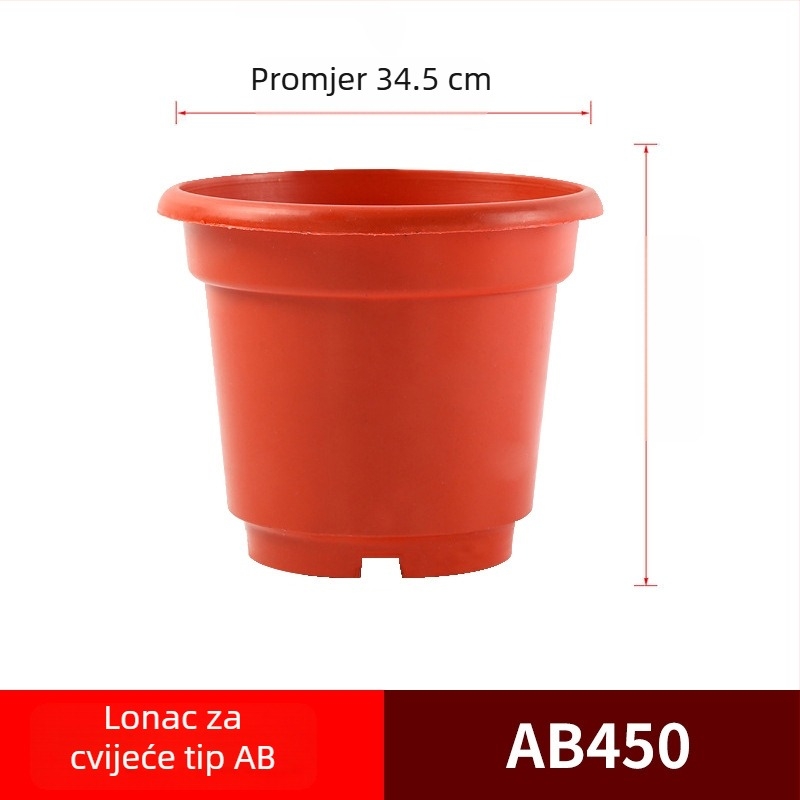 AB serija plastičnih lonaca za biljke s podignutim rubovima, ojačane 1-galonske posude s mrežastim dnom, za zelene biljke i sukulente