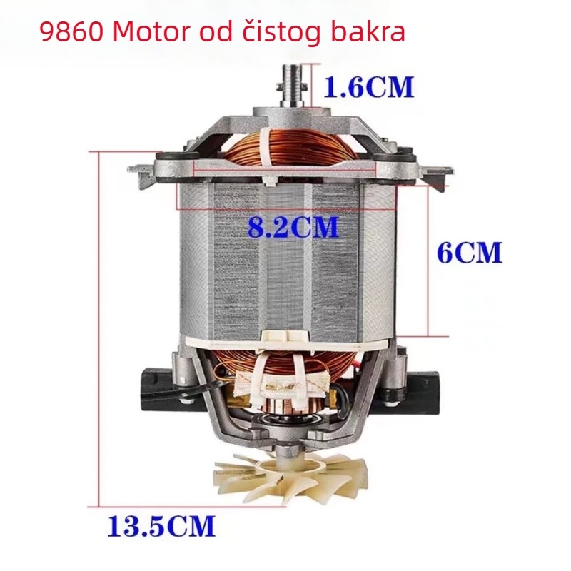 Komerijski stroj za sojino mlijeko za doručak, kapacitet 20L/30L/40L, pribor za rotor motora od bakra