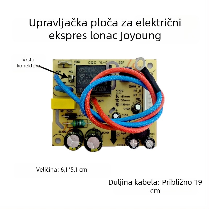 Napajna ploča za električni lonac na tlak, modeli Y-30C5, Y-50C82, 50C88, Y-60C88, 200A
