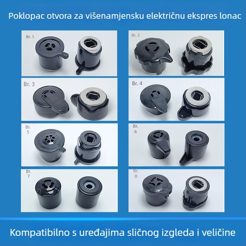 Ventil za ispuštanje tlaka lonca pod pritiskom, univerzalni 4L-6L, parni ventil, sigurnosni ograničivač tlaka, kapica ventila