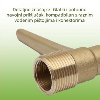 Brzi vodeni ventil s čepom i spojkom za navodnjavanje vrta