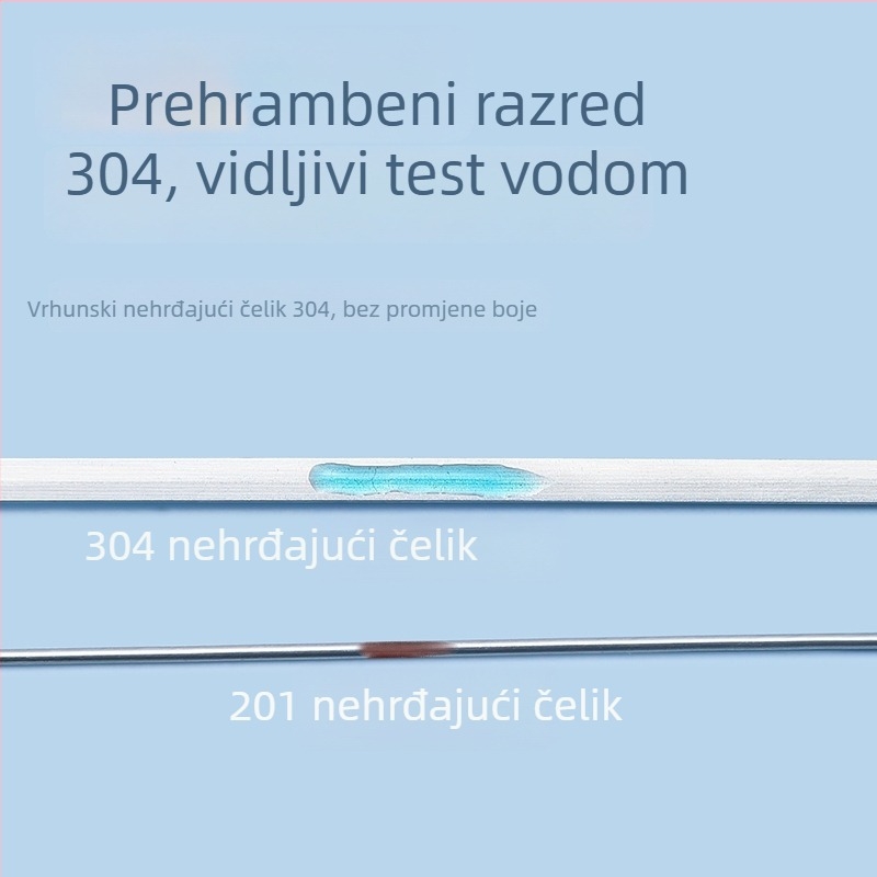 Ploški štapići za roštilj od nehrđajućeg čelika 304 s debelim drvenim držačima za janjeći kebab