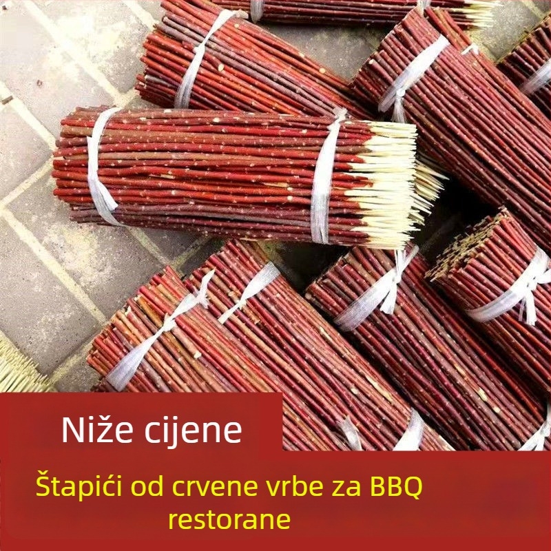 Ražnjići od crvene vrbe, nepravilan oblik, veliki