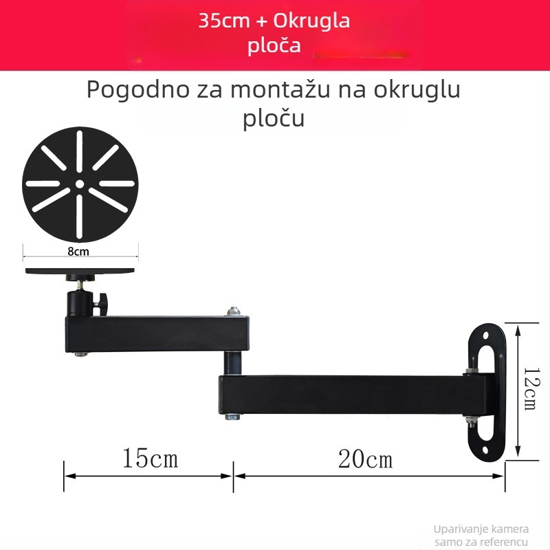 Teleskopski univerzalni nosač za monitore i kamere