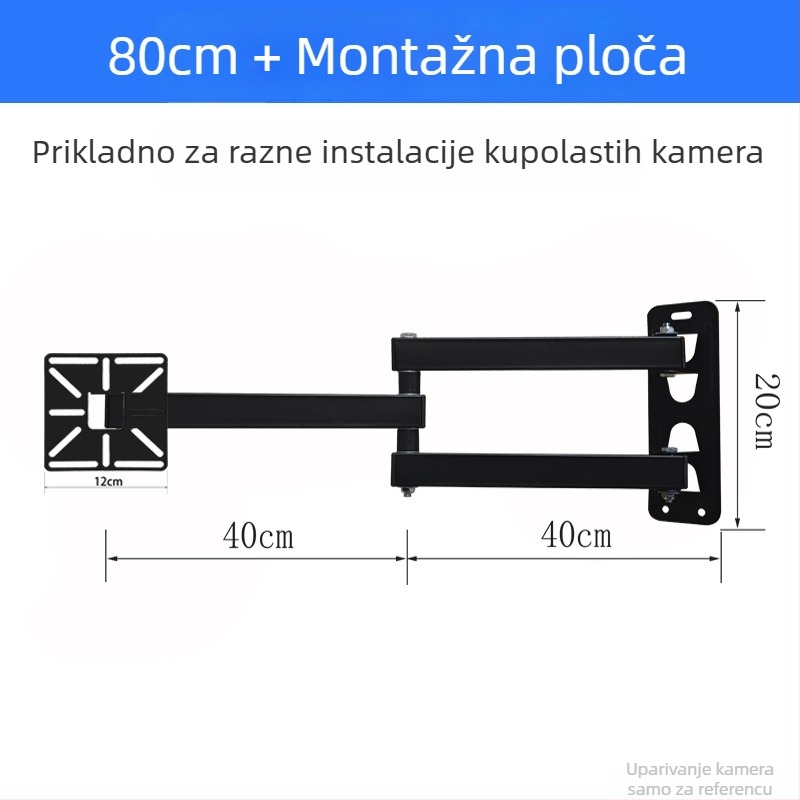 Teleskopski univerzalni nosač za monitore i kamere
