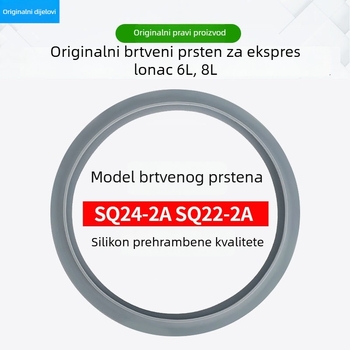 Silikonski brtvni prsten za lonac pod pritiskom, otporan na eksplozije, veličine 20/22/24/26 cm