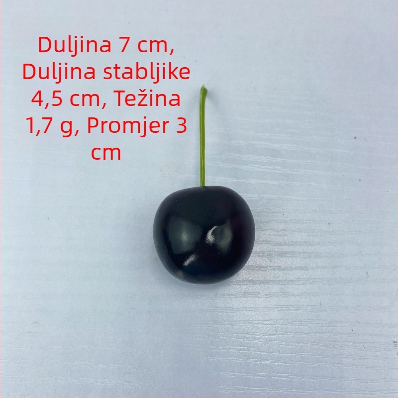 Acerola trešnja od pjene za kućnu dekoraciju i fotografske rekvizite