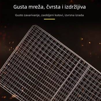 Dvostruka mrežasta klipsa za roštilj, za povrće i ribu