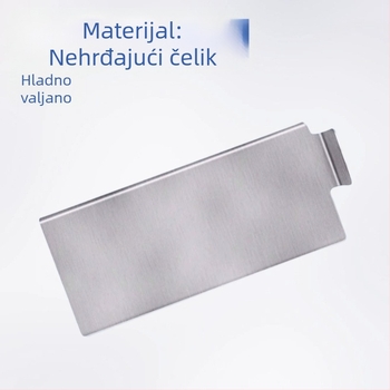 Štitnik masnoće za grill tavicu, kompatibilan s Blackstone roštiljem, kvadratnog oblika od metala, otporan na hrđu