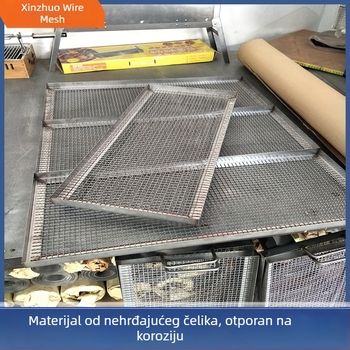 304 nehrđajući čelik mreža za roštilj s klipom za ribu, mreža za pećnicu, odvodna i rashladna rešetka za kolače