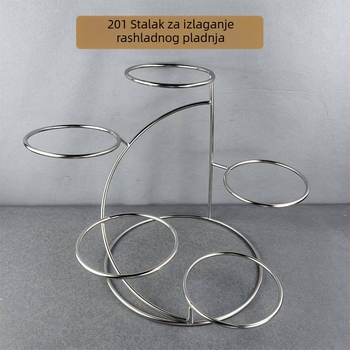 Višeslojni držač tanjira za deserte i hladna jela, za hotele, vjenčane recepcije i grill-restorane.