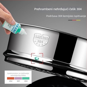 Parna mreža od 304 nehrđajućeg čelika za kućnu upotrebu, univerzalna posuda za kuhanje na paru