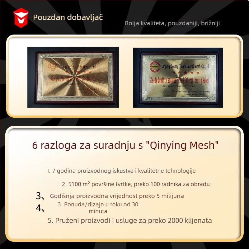 Prilagođeni kromirani vanjski rešet za roštilj od nehrđajućeg čelika