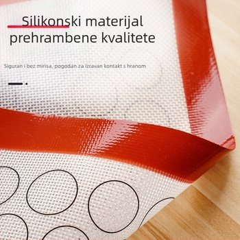 Silikonska podloga za pečenje, višenamjenska, otporna na visoke temperature, neprijanjajuća podloga za pećnicu i roštilj