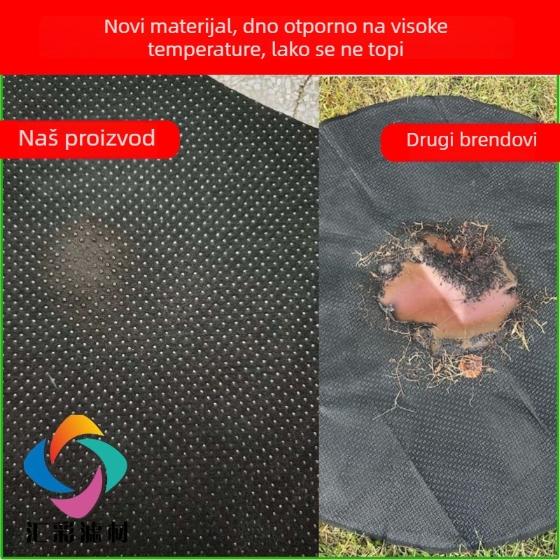 Unaprijeđena protupožarna podloga za kamin i roštilj, visoke temperature, unutarnja uporaba