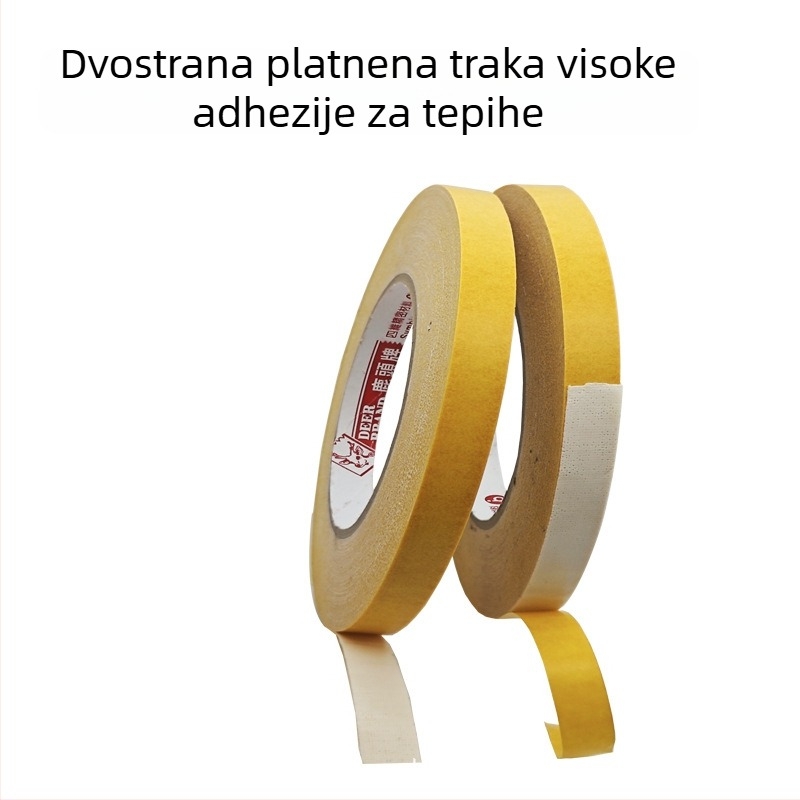 Deerhead DS17B platnena dvostrana ljepiljiva traka za 4D ispis i učvršćivanje ploča, otporna na visoke temperature, ljepilo za kalupe, bez ostataka.