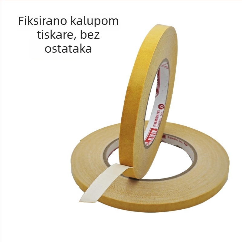 Deerhead DS17B platnena dvostrana ljepiljiva traka za 4D ispis i učvršćivanje ploča, otporna na visoke temperature, ljepilo za kalupe, bez ostataka.