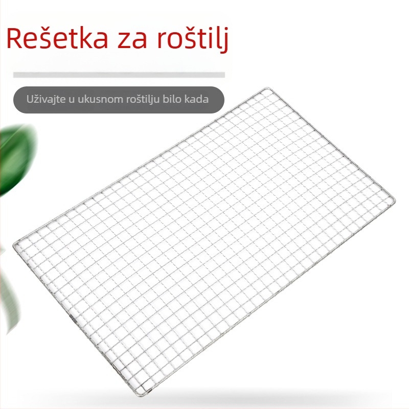 Prilagođena mreža za roštilj za tofu – pravokutna mreža od nehrđajućeg čelika za vanjsku upotrebu